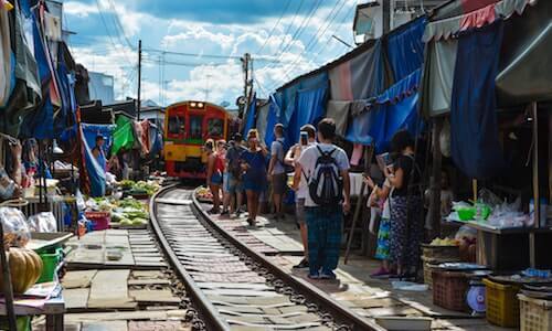 ตลาดน้ำดําเนินสะดวก Damnoen Saduak Floating Market